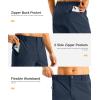 imageG GRADUAL Mens Shorts 11 Lightweight Casual Golf Shorts for Men Hiking Work Outdoor Stretch QuickDry with 3 Zipper PocketsNavy