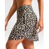 imageG Gradual 18 Golf Skirts for Women Zipper Pockets Knee Length Skort with Shorts Underneath High Waist Tennis PickleballLeopard