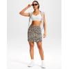 imageG Gradual 18 Golf Skirts for Women Zipper Pockets Knee Length Skort with Shorts Underneath High Waist Tennis PickleballLeopard
