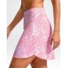 imageG Gradual 18 Golf Skirts for Women Zipper Pockets Knee Length Skort with Shorts Underneath High Waist Tennis PickleballPink Paisley