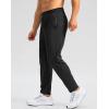 imageG Gradual 303234 Inseam Tall Mens Sweatpants with Zipper Pockets Stretch Golf Workout Pants for Men Casual AthleticBlack