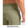 imageG Gradual 303234 Inseam Tall Mens Sweatpants with Zipper Pockets Stretch Golf Workout Pants for Men Casual AthleticBronze Green
