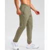 imageG Gradual 303234 Inseam Tall Mens Sweatpants with Zipper Pockets Stretch Golf Workout Pants for Men Casual AthleticBronze Green