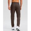 imageG Gradual 303234 Inseam Tall Mens Sweatpants with Zipper Pockets Stretch Golf Workout Pants for Men Casual AthleticBrown