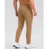 imageG Gradual 303234 Inseam Tall Mens Sweatpants with Zipper Pockets Stretch Golf Workout Pants for Men Casual AthleticDark Khaki