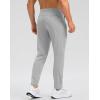 imageG Gradual 303234 Inseam Tall Mens Sweatpants with Zipper Pockets Stretch Golf Workout Pants for Men Casual AthleticGull Gray