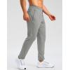 imageG Gradual 303234 Inseam Tall Mens Sweatpants with Zipper Pockets Stretch Golf Workout Pants for Men Casual AthleticLight Grey