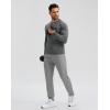 imageG Gradual 303234 Inseam Tall Mens Sweatpants with Zipper Pockets Stretch Golf Workout Pants for Men Casual AthleticLight Grey