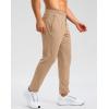 imageG Gradual 303234 Inseam Tall Mens Sweatpants with Zipper Pockets Stretch Golf Workout Pants for Men Casual AthleticLight Khaki