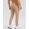 imageG Gradual 303234 Inseam Tall Mens Sweatpants with Zipper Pockets Stretch Golf Workout Pants for Men Casual AthleticLight Khaki