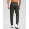 imageG Gradual 303234 Inseam Tall Mens Sweatpants with Zipper Pockets Stretch Golf Workout Pants for Men Casual AthleticOlive