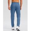 imageG Gradual 303234 Inseam Tall Mens Sweatpants with Zipper Pockets Stretch Golf Workout Pants for Men Casual AthleticSlate Blue