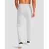imageG Gradual 303234 Inseam Tall Mens Sweatpants with Zipper Pockets Stretch Golf Workout Pants for Men Casual AthleticWhite