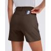 imageG Gradual 5 Womens Golf Shorts Stretchy Lightweight Outdoor Hiking Shorts with Pockets Shorts for Women Casual SummerCaramel