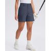 imageG Gradual 5 Womens Golf Shorts Stretchy Lightweight Outdoor Hiking Shorts with Pockets Shorts for Women Casual SummerDusty Blue