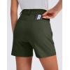 imageG Gradual 5 Womens Golf Shorts Stretchy Lightweight Outdoor Hiking Shorts with Pockets Shorts for Women Casual SummerOlive