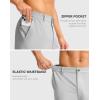 imageG Gradual Casual Shorts for Men 11 Lightweight Mens Golf Shorts Stretch with 3 Pockets Quick Dry Summer Breathable ShortsBright Gray