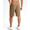 imageG Gradual Casual Shorts for Men 11 Lightweight Mens Golf Shorts Stretch with 3 Pockets Quick Dry Summer Breathable ShortsDark Khaki