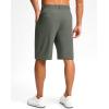 imageG Gradual Casual Shorts for Men 11 Lightweight Mens Golf Shorts Stretch with 3 Pockets Quick Dry Summer Breathable ShortsGrey Sage