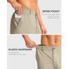 imageG Gradual Casual Shorts for Men 11 Lightweight Mens Golf Shorts Stretch with 3 Pockets Quick Dry Summer Breathable ShortsKhaki