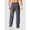 imageG Gradual Mens Athletic Sweatpants with Zipper Pockets Lightweight Quick Dry Mesh Workout Pants Open Bottom for CasualGray