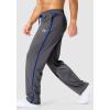 imageG Gradual Mens Athletic Sweatpants with Zipper Pockets Lightweight Quick Dry Mesh Workout Pants Open Bottom for CasualGray