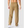imageG Gradual Mens Athletic Sweatpants with Zipper Pockets Lightweight Quick Dry Mesh Workout Pants Open Bottom for CasualKhaki