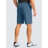 imageG Gradual Mens Casual Shorts 9 Lightweight Golf Shorts for Men Stretch with 3 Pockets Quick Dry Breathable Work ShortsDusty Blue