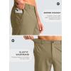 imageG Gradual Mens Casual Shorts 9 Lightweight Golf Shorts for Men Stretch with 3 Pockets Quick Dry Breathable Work ShortsDusty Khaki