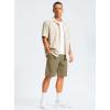 imageG Gradual Mens Casual Shorts 9 Lightweight Golf Shorts for Men Stretch with 3 Pockets Quick Dry Breathable Work ShortsDusty Khaki