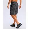 imageG Gradual Mens Casual Shorts 9 Lightweight Hiking Golf Zipper Pockets StretchBlack Camo