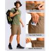 imageG Gradual Mens Casual Shorts 9 Lightweight Hiking Golf Zipper Pockets StretchDark Khaki