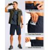 imageG Gradual Mens Casual Shorts 9 Lightweight Hiking Golf Zipper Pockets StretchDark Navy