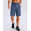imageG Gradual Mens Casual Shorts 9 Lightweight Hiking Golf Zipper Pockets StretchHaze Blue
