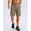 imageG Gradual Mens Casual Shorts 9 Lightweight Hiking Golf Zipper Pockets StretchMedium Khaki