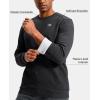 imageG Gradual Mens Fleece Lined Crewneck Sweatshirt Midweight Regular Fit Athletic Workout Warm Pullover Sweater ShirtsCharcoal Grey