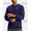 imageG Gradual Mens Fleece Lined Crewneck Sweatshirt Midweight Regular Fit Athletic Workout Warm Pullover Sweater ShirtsDeep Blue