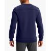 imageG Gradual Mens Fleece Lined Crewneck Sweatshirt Midweight Regular Fit Athletic Workout Warm Pullover Sweater ShirtsDeep Blue