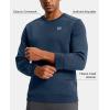 imageG Gradual Mens Fleece Lined Crewneck Sweatshirt Midweight Regular Fit Athletic Workout Warm Pullover Sweater ShirtsNavy