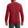imageG Gradual Mens Fleece Lined Crewneck Sweatshirt Midweight Regular Fit Athletic Workout Warm Pullover Sweater ShirtsRed