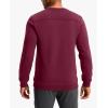 imageG Gradual Mens Fleece Lined Crewneck Sweatshirt Midweight Regular Fit Athletic Workout Warm Pullover Sweater ShirtsRed Berry