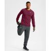 imageG Gradual Mens Fleece Lined Crewneck Sweatshirt Midweight Regular Fit Athletic Workout Warm Pullover Sweater ShirtsRed Berry