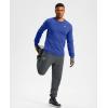 imageG Gradual Mens Fleece Lined Crewneck Sweatshirt Midweight Regular Fit Athletic Workout Warm Pullover Sweater ShirtsRoyal Blue