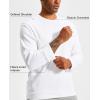 imageG Gradual Mens Fleece Lined Crewneck Sweatshirt Midweight Regular Fit Athletic Workout Warm Pullover Sweater ShirtsWhite