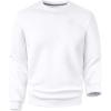 imageG Gradual Mens Fleece Lined Crewneck Sweatshirt Midweight Regular Fit Athletic Workout Warm Pullover Sweater ShirtsWhite