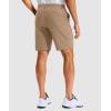 imageG Gradual Mens Golf Dress Shorts 7 Inch Inseam Lightweight Quick Dry Chino Casual Work Shorts for Men with 4 PocketsDark Khaki