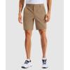 imageG Gradual Mens Golf Dress Shorts 7 Inch Inseam Lightweight Quick Dry Chino Casual Work Shorts for Men with 4 PocketsDark Khaki