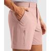 imageG Gradual Mens Golf Dress Shorts 7 Inch Inseam Lightweight Quick Dry Chino Casual Work Shorts for Men with 4 PocketsDusty Pink