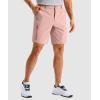 imageG Gradual Mens Golf Dress Shorts 7 Inch Inseam Lightweight Quick Dry Chino Casual Work Shorts for Men with 4 PocketsDusty Pink