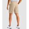 imageG Gradual Mens Golf Dress Shorts 7 Inch Inseam Lightweight Quick Dry Chino Casual Work Shorts for Men with 4 PocketsKhaki